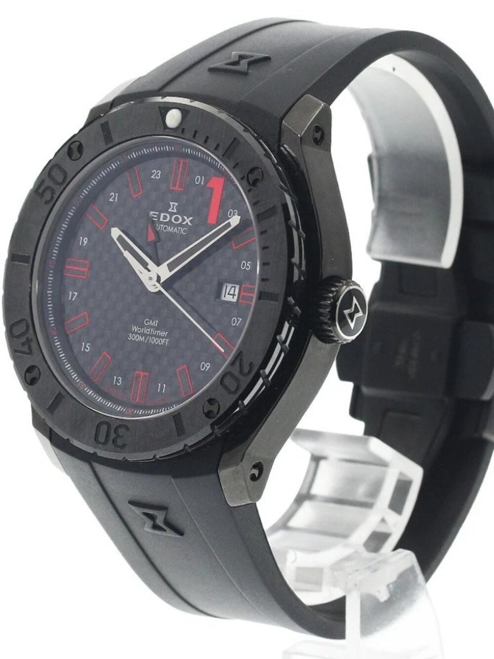 EDOX Chrono Offshore 1 300m 93005-37N-NRO Date Automatic Men's Watch_943747